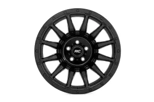 Rough Country - 90201212B | Rough Country 90 Series Wheel | One-Piece / Gloss Black / 20x9 / 6x5.5 / -12mm - Image 1