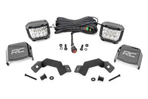 72116 | Rough Country LED Light Kit 3 Inch Osram Wide Angle Beam Toyota Land Cruiser (2024-2025)