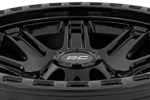 Rough Country - 84150814 | Rough Country 84 Series Wheel | One-Piece / Gloss Black / 15x8 / 5x5.5 / -19mm - Image 4