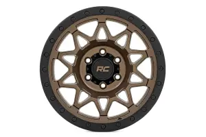 78180911 | Rough Country 78 Series Wheel | Simulated Beadlock / Bronze/Black / 18x9 / 8x170 / 0mm