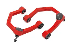 75601ARED | Rough Country Forged Upper Control Arms For 3.5 Inch Lifted Toyota Tacoma (2024-2024) | Red Finish