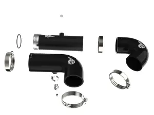 Afe - Advance Flow Engineering - 46-20454-B | AFE Power BladeRunner Aluminum Hot and Cold Charge Pipe Kit Black (2020-2025 Silverado, Sierra 1500 L6-3.0L (td) LM2, LZ0) - Image 2