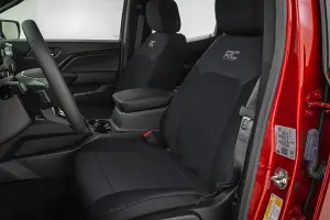 Rough Country - 91069 | Rough Country Seat Covers For Chevrolet Colorado / GMC Canyon | Front Bucket, Rear Bench - Image 2