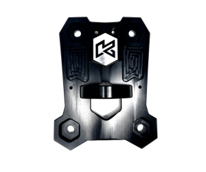 KRZRPRO2 | Kryptonite Death Grip Rear Radius Plate For Polaris RZR Pro R / Turbo R / Pro S | With Tow Hook For Hitch Ball