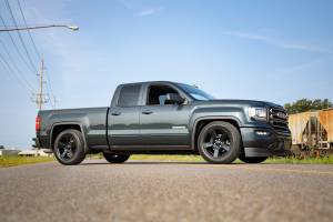 Rough Country - 71640 | Rough Country 2 Inch Lowering Kit For Chevrolet Silverado / GMC Sierra 1500 | 4 Inch Rear Lowering, Aluminum/Stamped Knuckle | M1 Monotube - Image 4