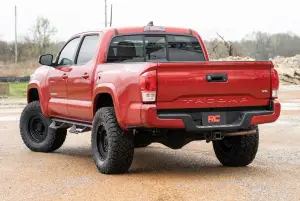 Rough Country - 74241RED | Rough Country 3.5 Inch Lift Kit For Toyota Tacoma 2WD/4WD | Red Finish Control Arm, M1 Struts, Rear M1 Shocks - Image 9