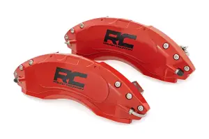 Rough Country - 71152 | Rough Country Caliper Covers For Toyota Tundra 2WD/4WD | Front and Rear, Red - Image 4