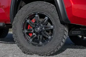 Rough Country - 71152 | Rough Country Caliper Covers For Toyota Tundra 2WD/4WD | Front and Rear, Red - Image 6