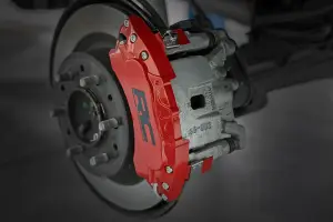 Rough Country - 71152 | Rough Country Caliper Covers For Toyota Tundra 2WD/4WD | Front and Rear, Red - Image 9