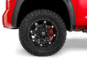 Rough Country - 71152 | Rough Country Caliper Covers For Toyota Tundra 2WD/4WD | Front and Rear, Red - Image 11