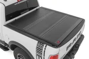 47318650B | Rough Country Hard Low Profile Bed Cover For Dodge Ram 1500 & 2500 Or Ram 1500, 2500 & 3500 | 6' 4" Bed