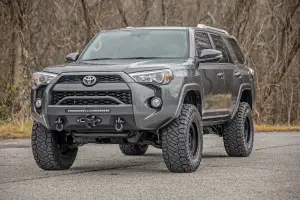 Rough Country - 10745 | Rough Country Front Bumper For Toyota 4Runner 2WD/4WD | Black Series Light With White DRL - Image 10