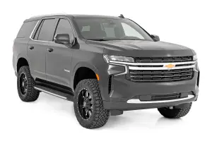 Rough Country - 11440 | Rough Country 3.5 Inch Lift Kit For Chevrolet Tahoe/Suburban Or GMC Yukon XL/Yukon 1500 4WD | Aluminum Finish Control Arm, M1 Monotube Struts - Image 2