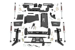 16140 | Rough Country 6 Inch Lift Kit For Chevrolet K2500 Suburban, K2500 & K2500 / GMC K3500 | M1 Monotube