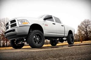Rough Country - 34970 | Rough Country 5 Inch Lift Kit For Ram 2500 / 3500 Mega Cab | Gas Engine, V2 Monotube Shocks - Image 2