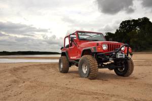 Rough Country - 65940 | Rough Country 6 Inch Lift Kit For Jeep Wrangler TJ 4WD | Long Arm, M1 Monotube Shocks - Image 3