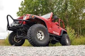 Rough Country - 66370 | Rough Country 4 Inch Lift Kit Jeep Wrangler TJ 4WD | Long Arm, V2 Monotube Shocks - Image 5