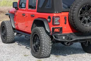Rough Country - 90764B | Rough Country Nerf Steps For Jeep Wrangler Unlimited 2WD/4WD | Wheel To Wheel, 4 Door - Image 8