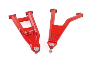 Rough Country - 93174RED | Rough Country Aluminum Control Arms For Polaris Ranger XP 1000 | High Clearance With 2 Inch Forward Offset, Red Finish - Image 4