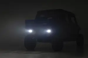 Rough Country - 93188 | Rough Country LED Light Kit For Polaris Xpedition ADV-5 | Under Bed Mount, 2 Inch Cube Lights, Black Series With Flood Beam - Image 6