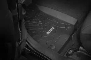Rough Country - FF-6011_A | Rough Country Flex-Fit Floor Mats, 2 Door For Jeep Wrangler JL 4WD | Front Row - Image 3