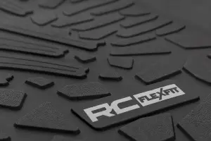 Rough Country - FF-6011_A | Rough Country Flex-Fit Floor Mats, 2 Door For Jeep Wrangler JL 4WD | Front Row - Image 4