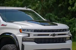 Rough Country - HS10010-GNO | Rough Country Hood Scoop Chevrolet Silverado 1500 2WD/4WD | Slate Gray - Image 9