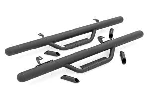 RCJ1846B | Rough Country Nerf Steps, Full Length, 2 Door For Jeep Wrangler JL 4WD