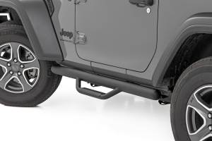 Rough Country - RCJ1846B | Rough Country Nerf Steps, Full Length, 2 Door For Jeep Wrangler JL 4WD - Image 2