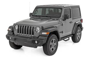 Rough Country - RCJ1846B | Rough Country Nerf Steps, Full Length, 2 Door For Jeep Wrangler JL 4WD - Image 5
