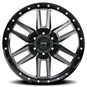 TW411C-1790761200 | Rough Country Torque Pritchett Wheel | Anthracite With Black Lip / 17x9 / 6x5.5 / 0mm