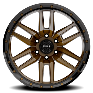 TW411C-20903607-12 | Rough Country Torque Pritchett Wheel | Bronze With Black Lip / 20x9 / 6x135 / -12mm