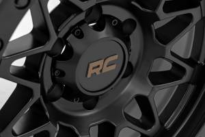 Rough Country - 78181218B | Rough Country 78 Series Wheel | Simulated Beadlock / Black / 18x9 / 5x5 / -12mm - Image 5