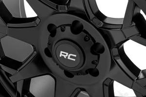 Rough Country - 80200912A | Rough Country 80 Series Wheel | One-Piece / Semi Gloss Black / 20x9 / 6x5.5 / 0mm - Image 4