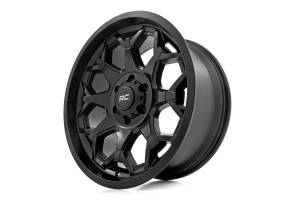 Rough Country - 80201812A | Rough Country 80 Series Wheel | One-Piece / Semi Gloss Black / 20x10 / 6x5.5 / -19mm - Image 2