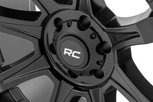 Rough Country - 81200914A | Rough Country 81 Series Wheel | One-Piece / Semi Gloss Black / 20x9 / 5x5.5 / 0mm - Image 4