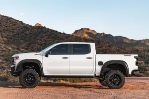 Rough Country - A-C12211-GNO | Rough Country Defender Fender Flares For Chevrolet Silverado 1500 2/4WD | Slate Gray - Image 9