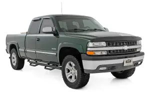 Rough Country - RCC9989QCB | Rough Country Cab Length Nerf Steps For Chevrolet Silverado / GMC Sierra 1500 2WD/4WD | Extended Cab, 6'7" Bed - Image 2