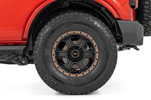 Rough Country - 79180912A | Rough Country 79 Series Wheel | One-Piece / Semi Gloss Black With Bronze Ring / 18x9 / 6x5.5 / 0mm - Image 10
