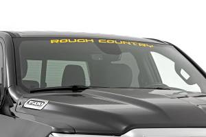 84166YL | Rough Country Window Decal | 3.6 X 35 Inch, Yellow