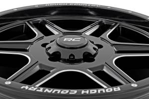 Rough Country - 92180914 | Rough Country 92 Series Wheel | Machined One-Piece / Gloss Black / 18x9 / 5x5.5 / +0mm - Image 4