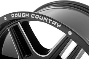 Rough Country - 92180912 | Rough Country 92 Series Wheel | Machined One-Piece / Gloss Black / 18x9 / 6x5.5 / +0mm - Image 3
