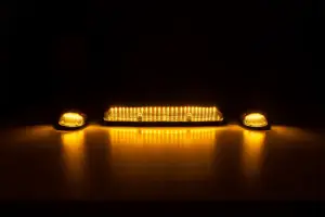 Recon Truck Accessories - 264155CLRGB | Recon 3 Piece Set Clear Cab Roof Light Lens with RGB (Multi-Colored) High-Power LED's (2002-2007 Silverado, Sierra 2500 HD, 3500 HD) - Image 2