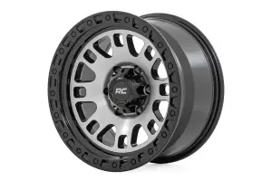 Rough Country - 82181212M | Rough Country 82 Series Wheel | One-Piece / Machined Semi Gloss Black / 18x9 / 6x5.5 / -12mm - Image 2