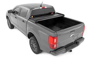 Rough Country - 41219500A | Rough Country Soft Tri-Fold Bed Cover Ford Ranger 2WD/4WD | 5' Bed - Image 3