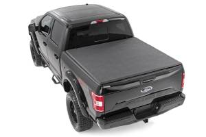 Rough Country - 41521650A | Rough Country Soft Tri-Fold Bed Cover For Ford F150 Pickup / F-150 Lightning 2WD/4WD | 6'7" Bed - Image 2
