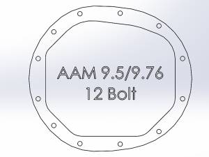 Afe - Advance Flow Engineering - 46-71120B | aFe Power Pro Series AAM 9.5/9.76 Rear Differential Cover Black w/ Machined Fins - Image 6