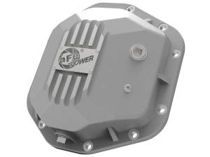 46-71110A | aFe Power Street Series Rear Differential Cover Raw w/ Machined Fins