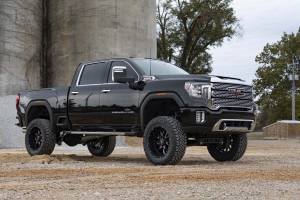 Rough Country - 111150 | Rough Country 7 Inch Lift Kit Chevrolet Silverado / GMC Sierra 2500 HD & 3500 HD 4WD | With Factory Rear Overload Springs, Vertex Reservoir - Image 4