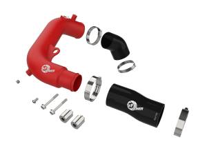 46-20778-R | AFE Power BladeRunner 2-1/2 IN Aluminum Hot Charge Pipe Red (2024-2025 Wrangler JL L4-2.0L t)
